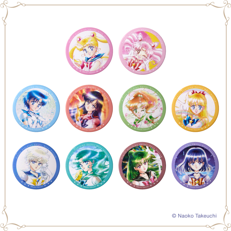 【Limited quantity products for Pretty Guardians members only】Tin badge collection (blind) 10 types in total