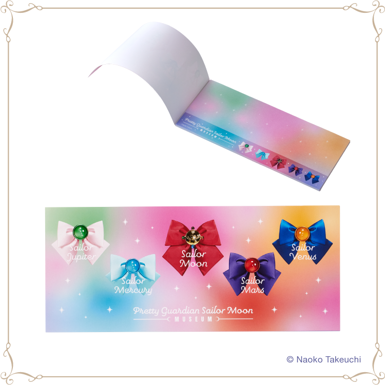 【Limited quantity products for Pretty Guardians members only】Small notepad (broach&ribbon）