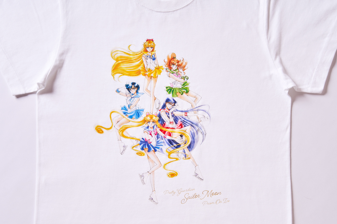 【Limited quantity products for Pretty Guardians members only】Original drawing T-shirt (5 Sailor Guardians)
