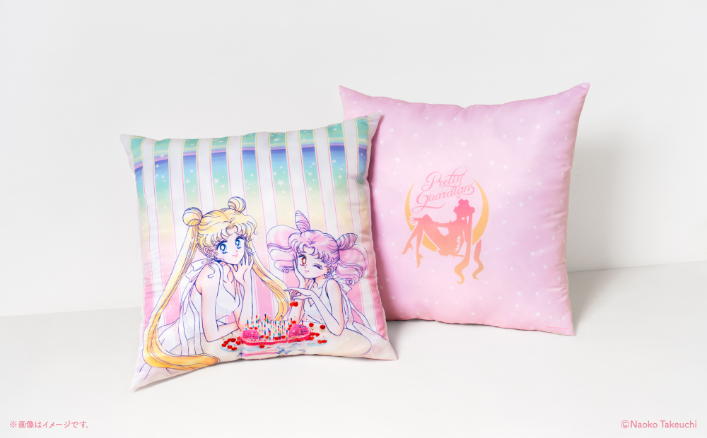 【Limited quantity products / Pretty Guardians members only】Pretty Guardians Original cushion（Usagi and Chibi-Usa）