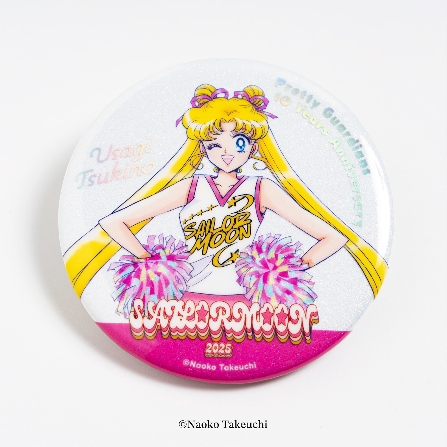 【Made-to-order item / Pretty Guardians members only】10years Anniversary Aurora lame Tin badge