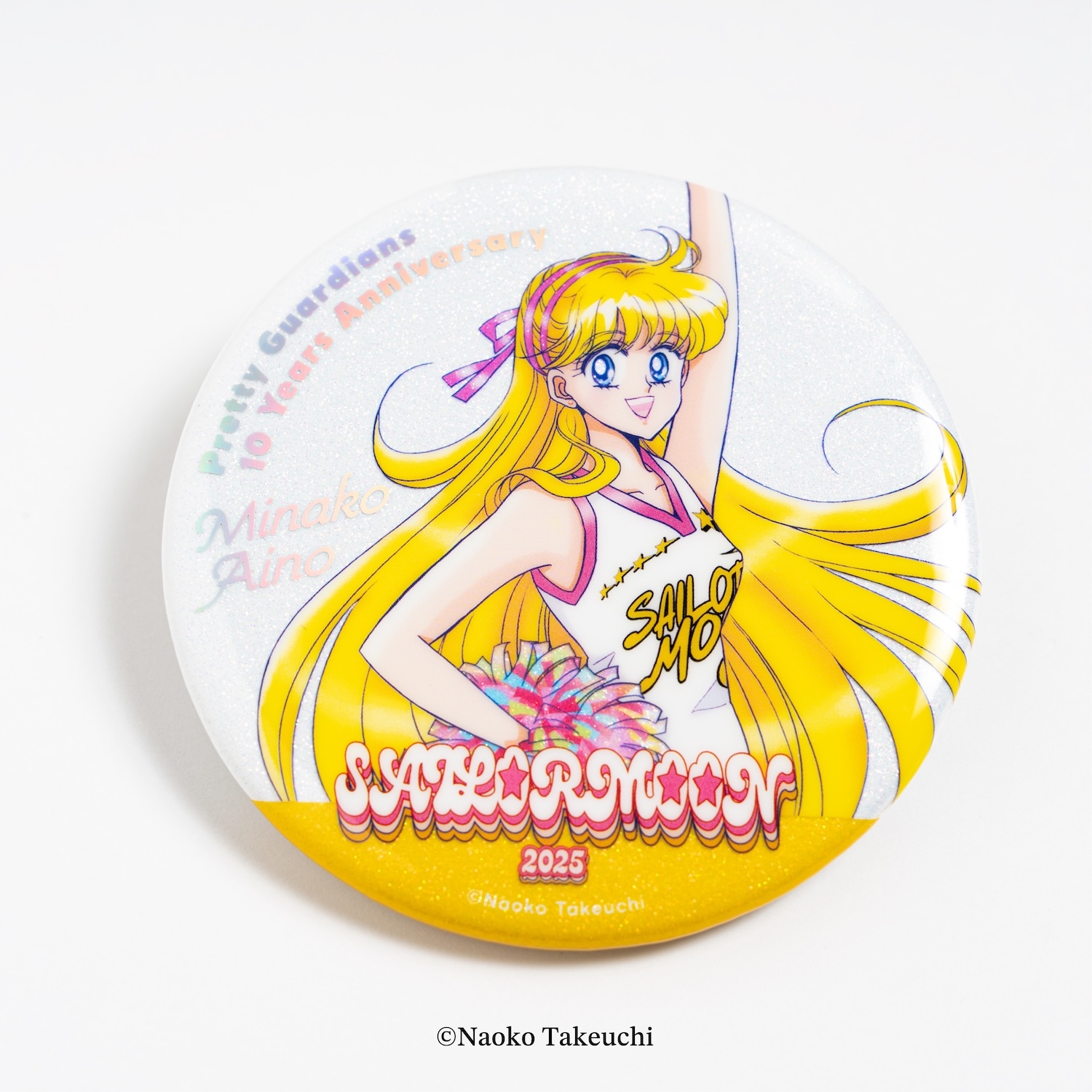 【Made-to-order item / Pretty Guardians members only】10years Anniversary Aurora lame Tin badge
